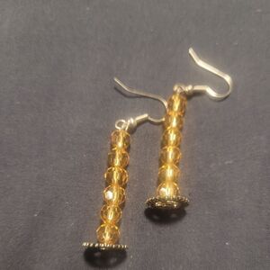 Beaded Work Girl Earrings